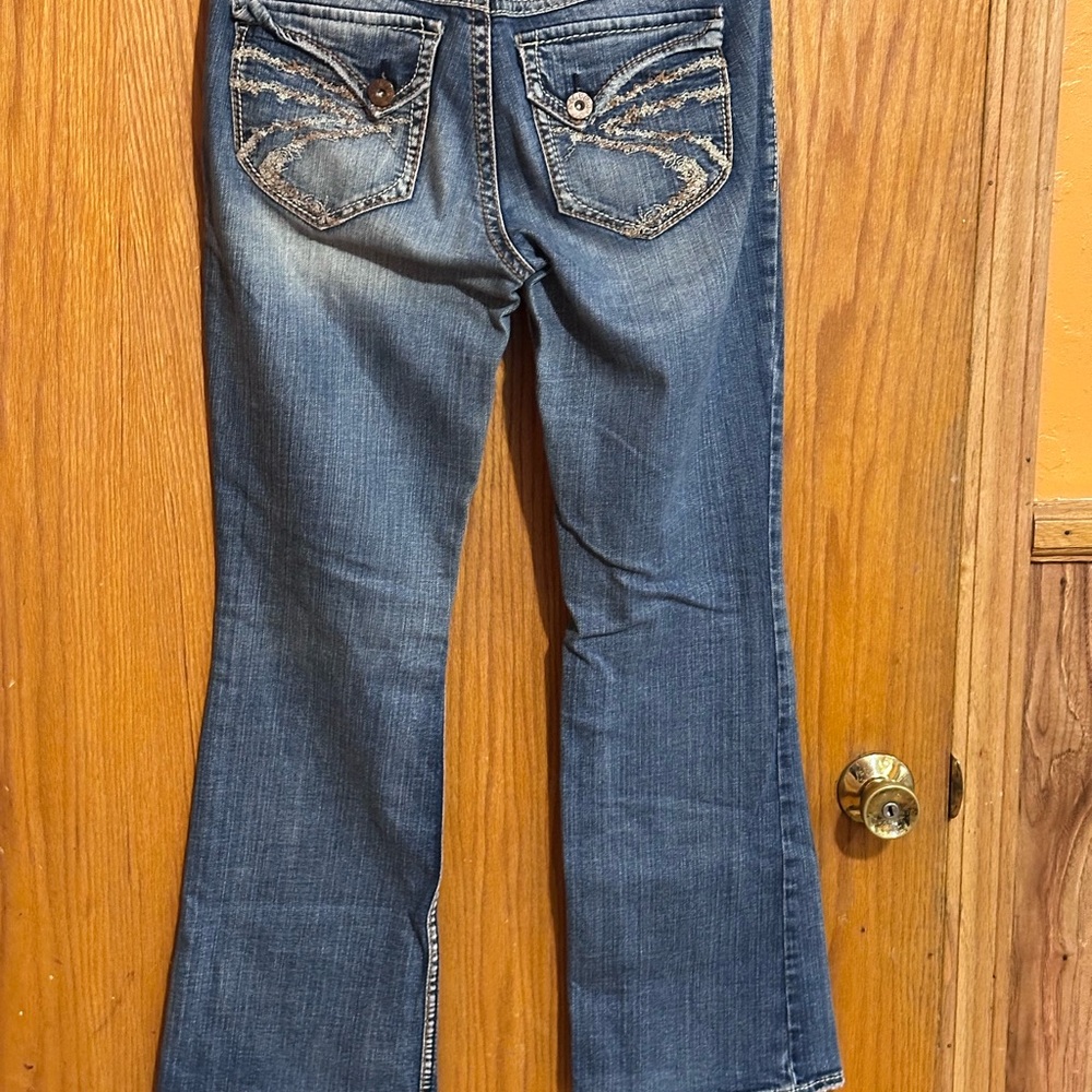 Silver Y2K Suki Surplus bootcut women’s jeans sz 30/32 - Picture 5 of 13